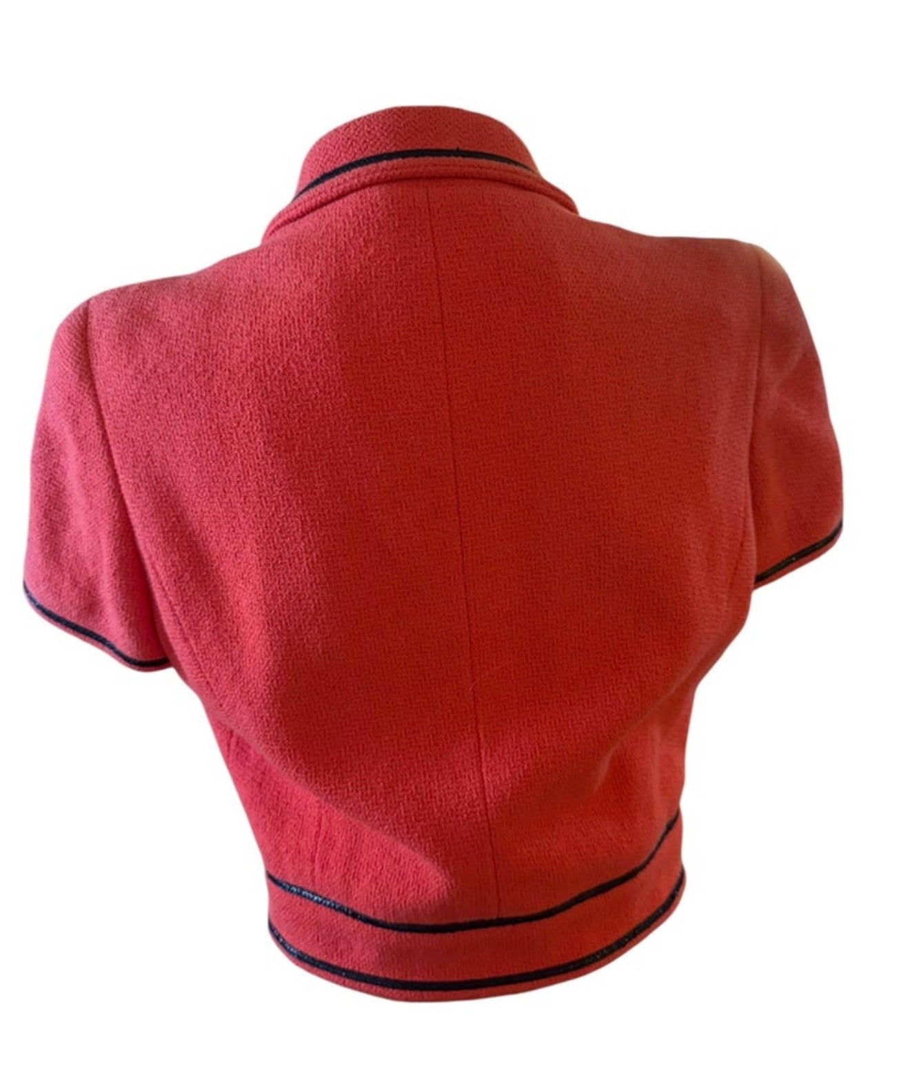Chanel 1995 Barbie Collection Bolero Cropped Jacket Red Size 40