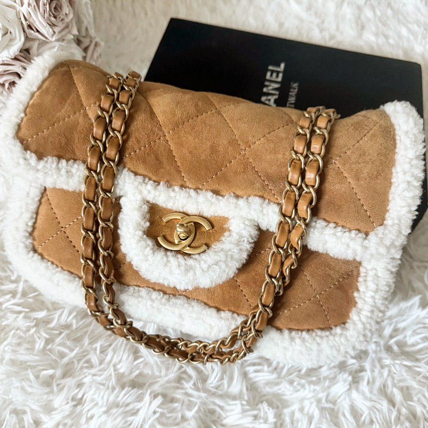 Chanel 2018 Coco Neige Teddy Brown