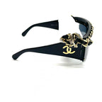 Chanel 1992 runway chain sunglasses