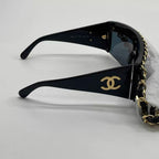 Chanel 1992 runway chain sunglasses