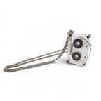 Chanel 2004 Cassette Tape CC Letter Logo Pendant Necklace