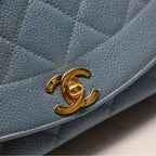 Chanel Diana Baby Blue Caviar