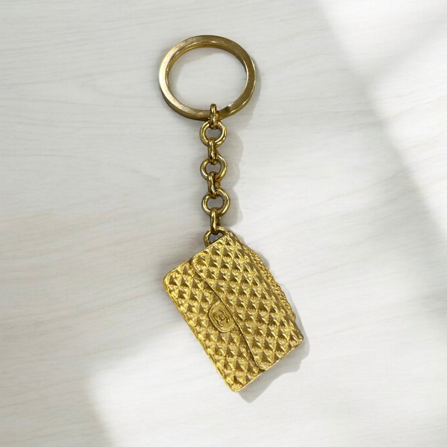 Chanel CC Classic Flap Bag Charm Keychain