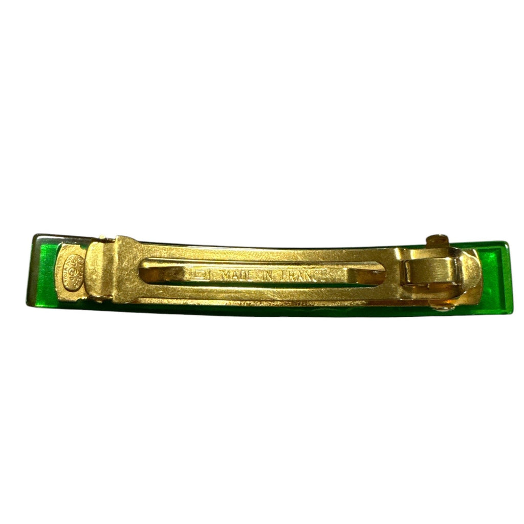 Chanel 1997 CC Iridescent Hair Barrette