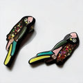 Chanel 2017 Coco Cuba Parrot Small Earrings
