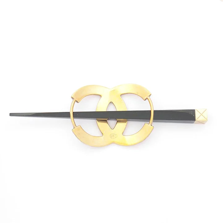 Chanel 2015 Gold Hair Quilted Accessory