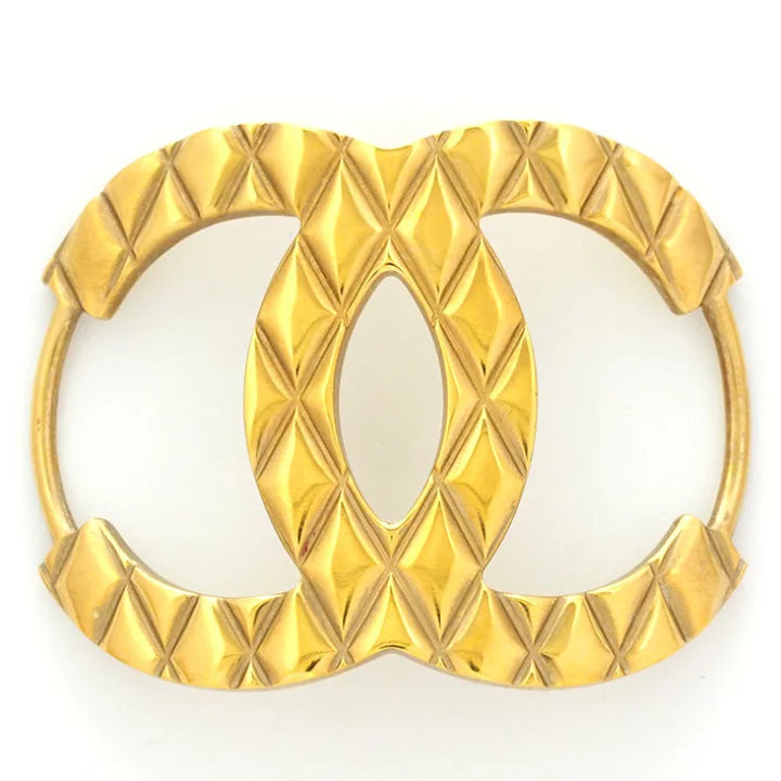 Chanel 2015 Gold Hair Quilted Accessory