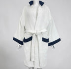 Chanel Vintage 1992 White TerryCloth Bathrobe Coat w/drawstring