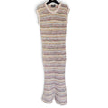 Chanel 2017 Paris Cuba Runway Multicolor Tweed Long Dress Sz 36