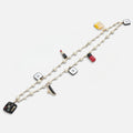 Chanel 2004 Makeup Collection Multi Charms CC Pearl Long Necklace