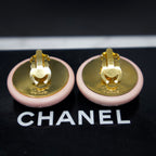 Chanel 80s Button Earrings - Clip On